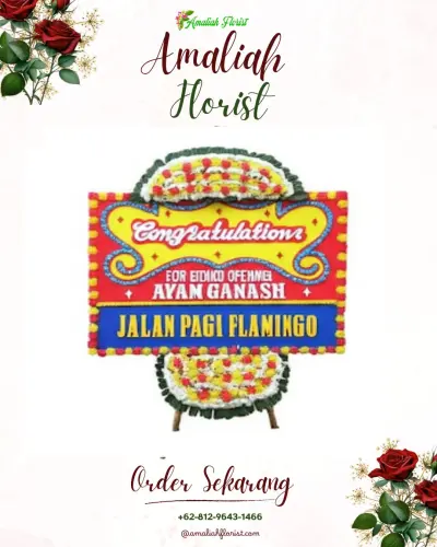 Bunga Papan Congratulation di Simbangkulon